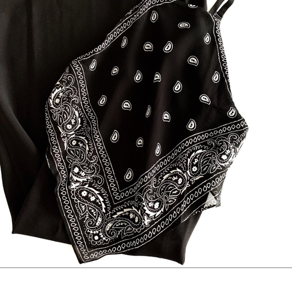 Dion Lee Bias Bandana Black Strappy Slip Midi Dress Womens US Size 2 New - Picture 1 of 8